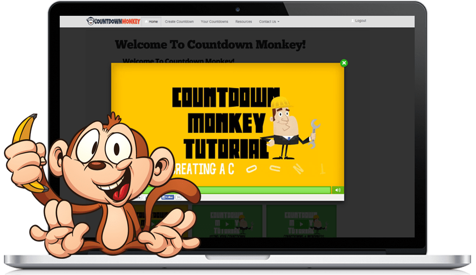 Countdown Monkey - Create Scarcity Timer Countdowns