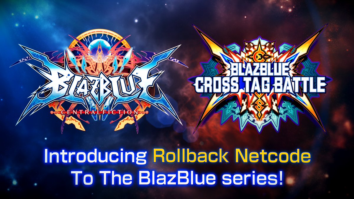 BlazBlue Central Fiction e Cross Tag Battle receberão netcode Rollback!