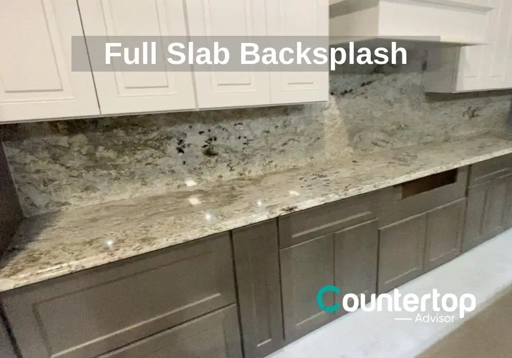 Quartz Backsplash Custom Full Height Backsplash Matching Your Granite