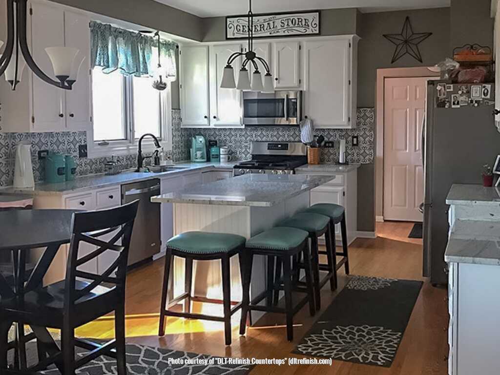DLT Refinish Countertops manufacturing countertops in the Rockford