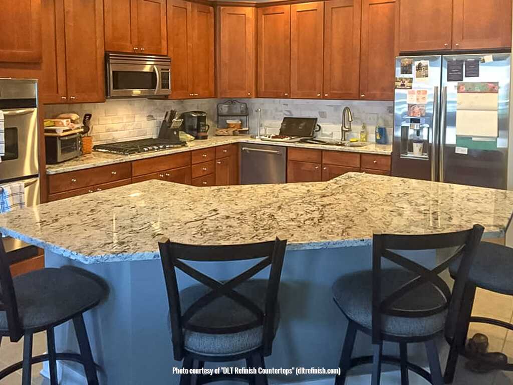 DLT Refinish Countertops manufacturing countertops in the Rockford