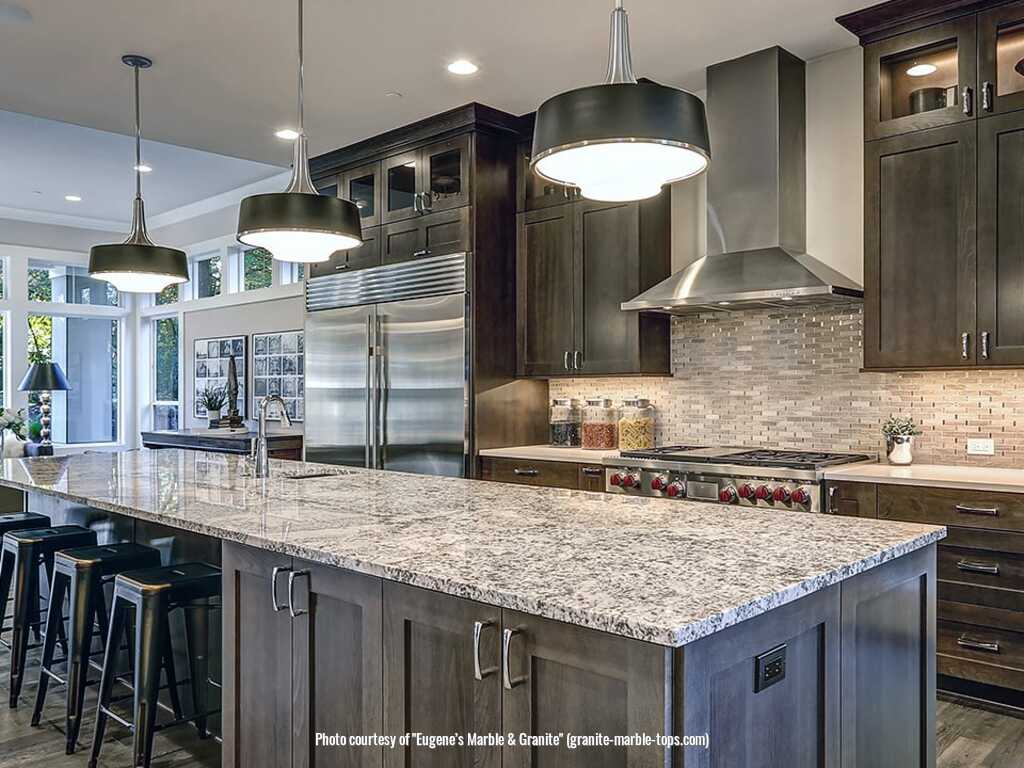Eugene’s Marble & Granite manufacturing countertops in the Ravenel