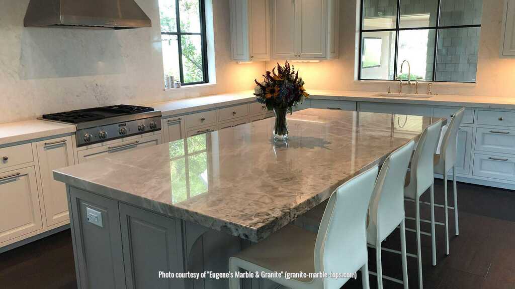 Eugene’s Marble & Granite manufacturing countertops in the Ravenel