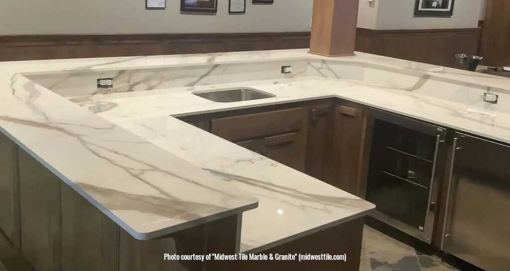 Midwest Tile Marble & Granite manufacturing countertops in the Des