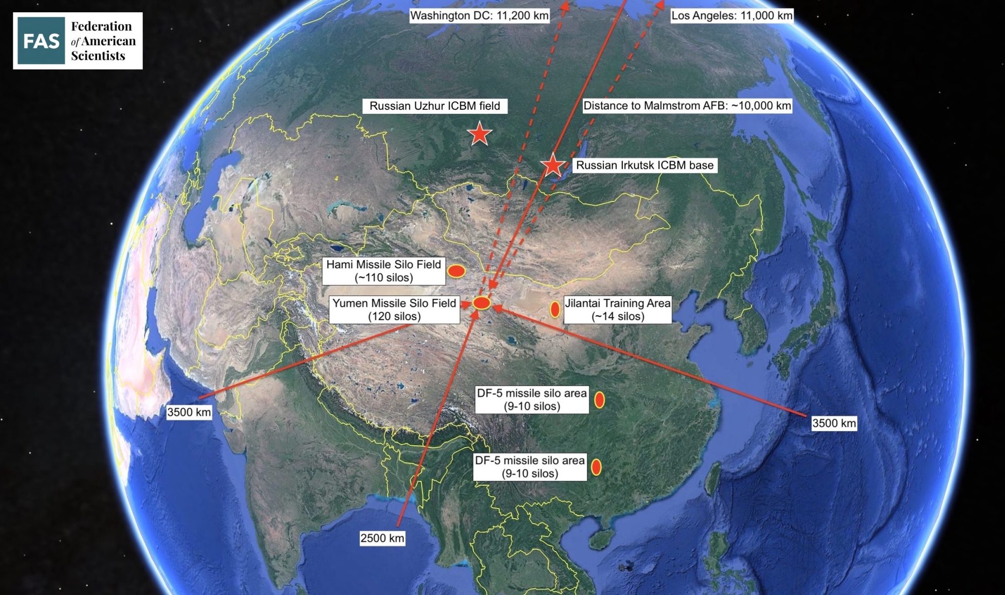 China rapid expansion of nuclear missile silo fields CounterVortex