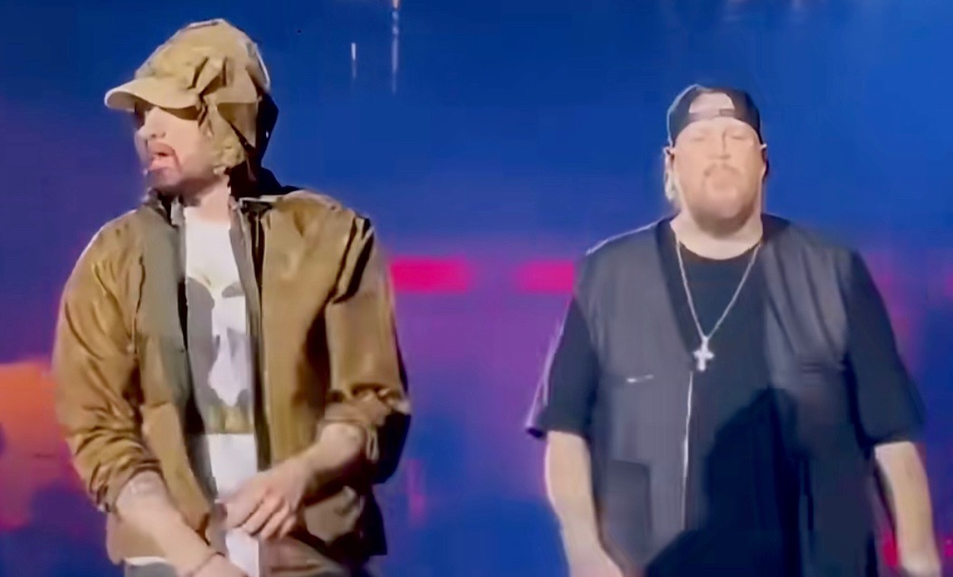 Jelly Roll Brings Out Eminem For Surprise Performance Of "Lose Yourself