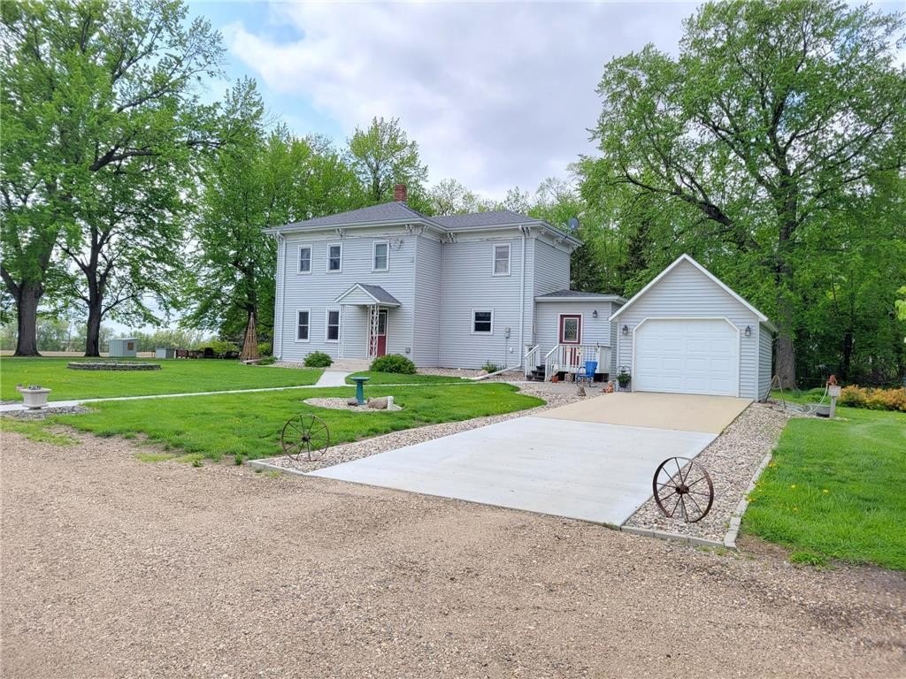 Circa 1918 Minnesota Hobby Farm For Sale W/Outbuildings on 8 Secluded