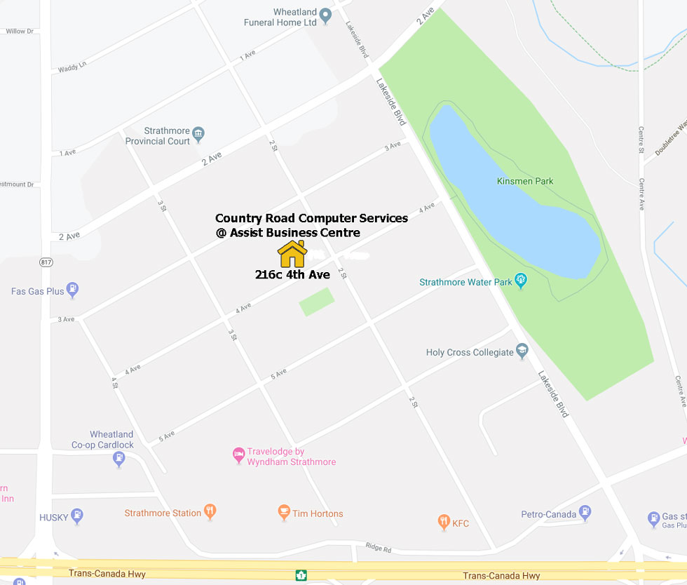 Strathmore DropOff and Pickup Location Now Open! Country Road