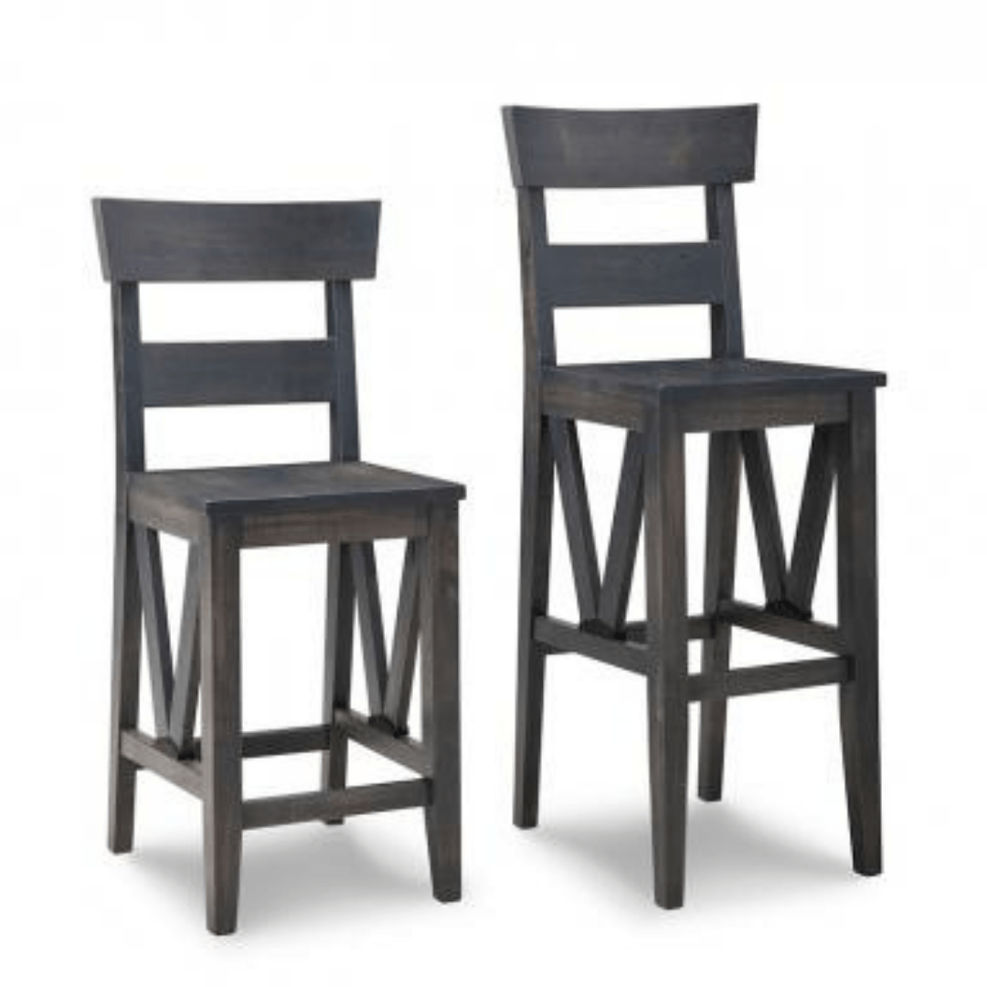 Chattanooga Bar Chairs Solid Wood Canadian Made