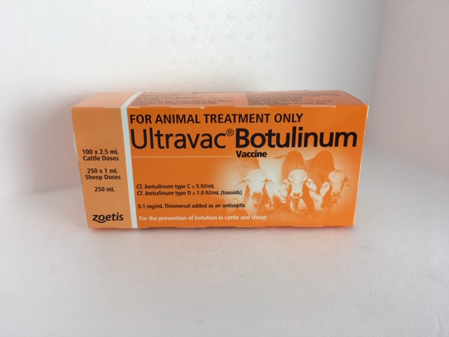 Ultravac Botulinum Vaccine [250 mL] Country Vet