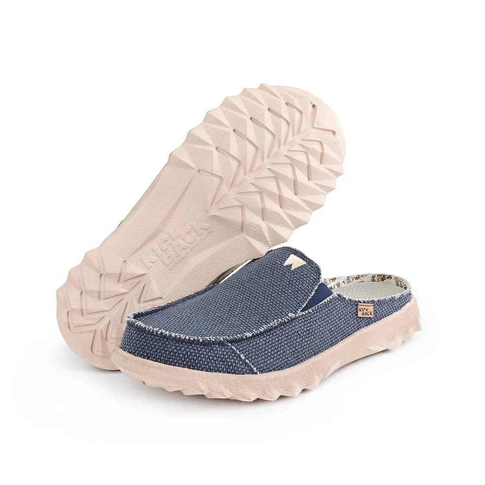 Kickback Chaise Classic Woven Navy County Sports