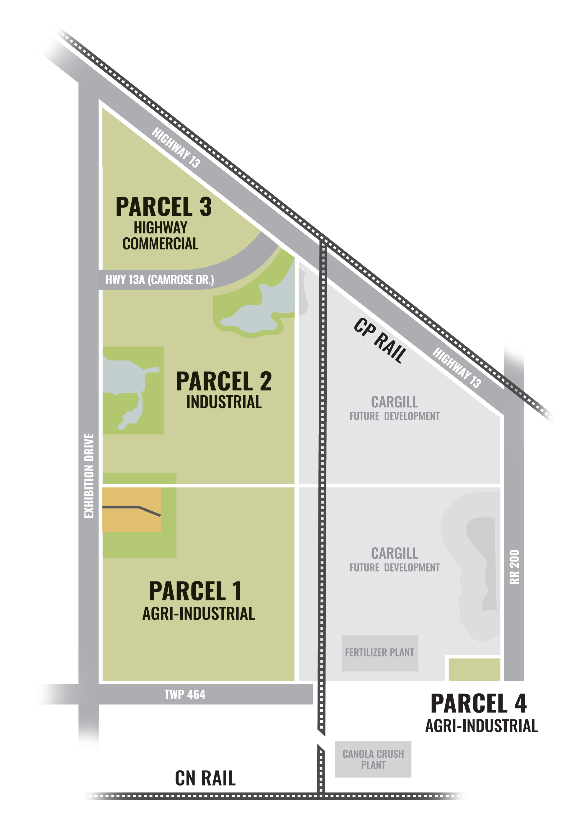 Railway Junction Industrial Park Camrose County