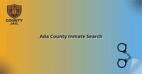 Ada County Inmate Search