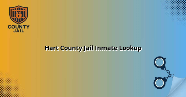 Hart County Jail Inmate Lookup