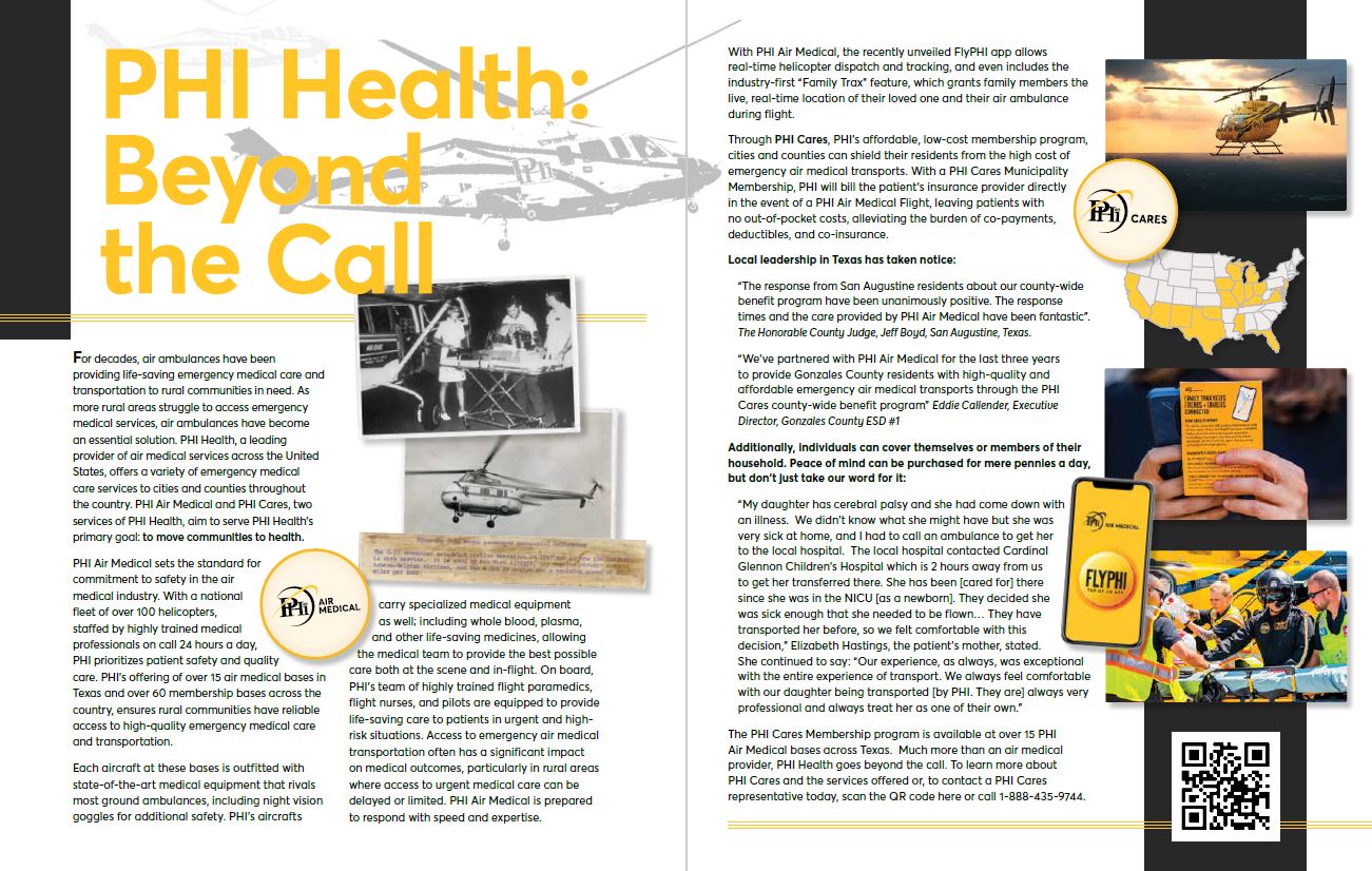 PHI Air Medical Sets the Standard for Commitment to Safety Texas