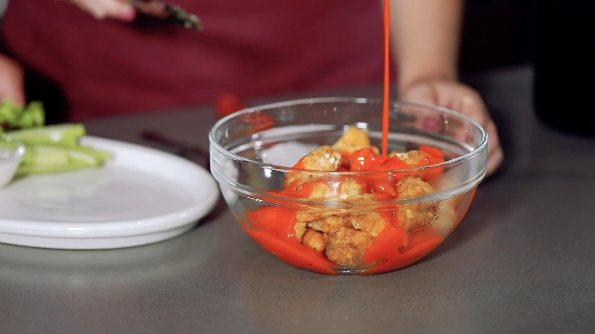 Air Fryer Boneless Wings (with Homemade Buffalo Sauce!) Couple in the