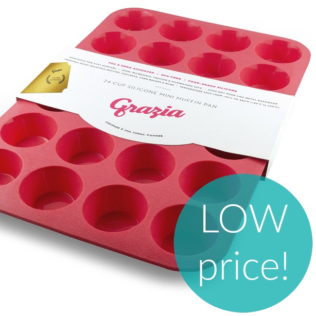 Highly Rated 24ct. Silicone Mini Muffin Pan, at BEST Price
