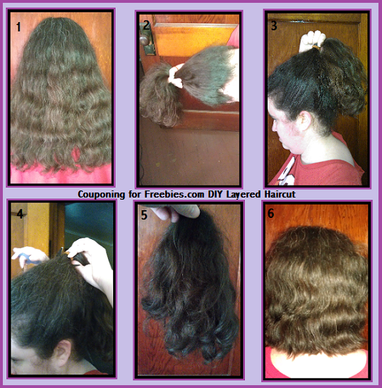 DIY Haircut, The Frugal Way To Get A Layered Haircut ... (541 x 550 Pixel)