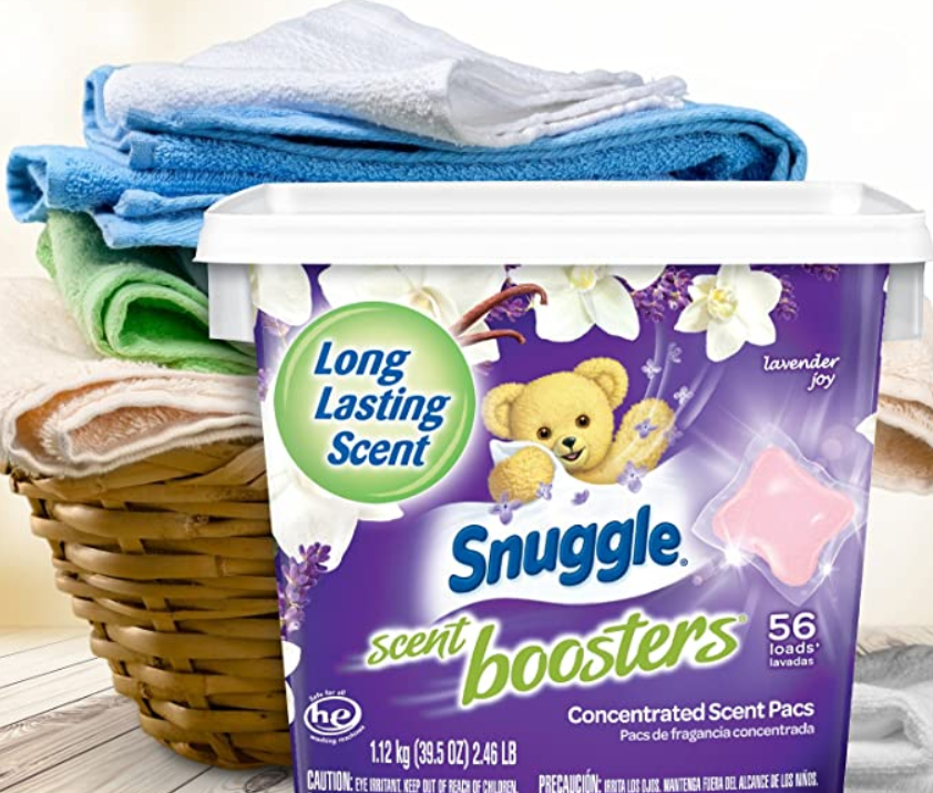 Snuggle Scent Boosters InWash Laundry Scent Pacs, Lavender Joy, 56