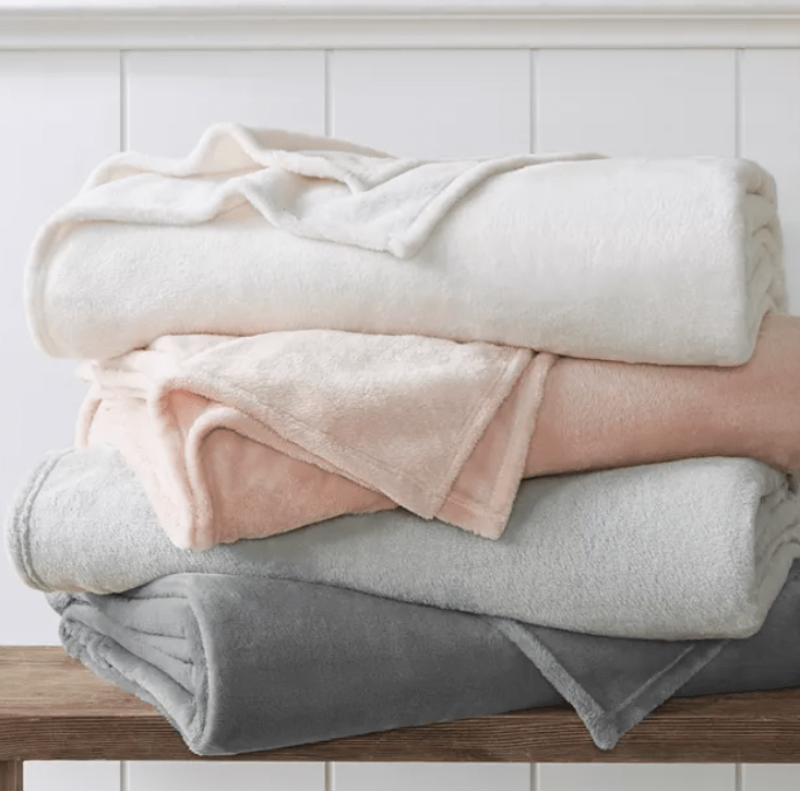 Plush Pink 90"x 90" Queen Blanket ONLY 14.39 (Reg. 50) Couponing