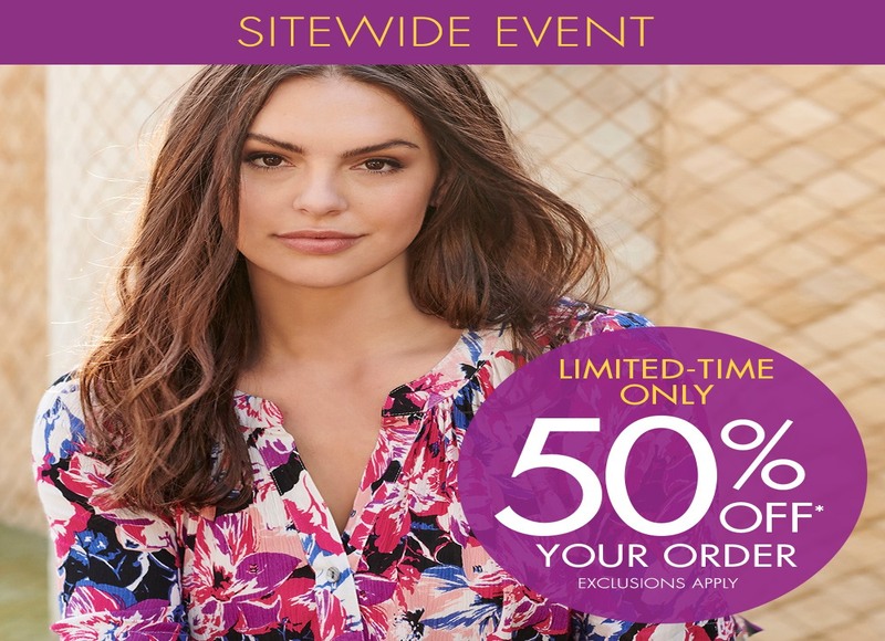 Roaman's Free Shipping No Minimum & Coupons Code 50 OFF