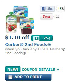 Printable Coupons for Baby Food: 5 Rare Gerber Coupons | Coupons 4 Utah