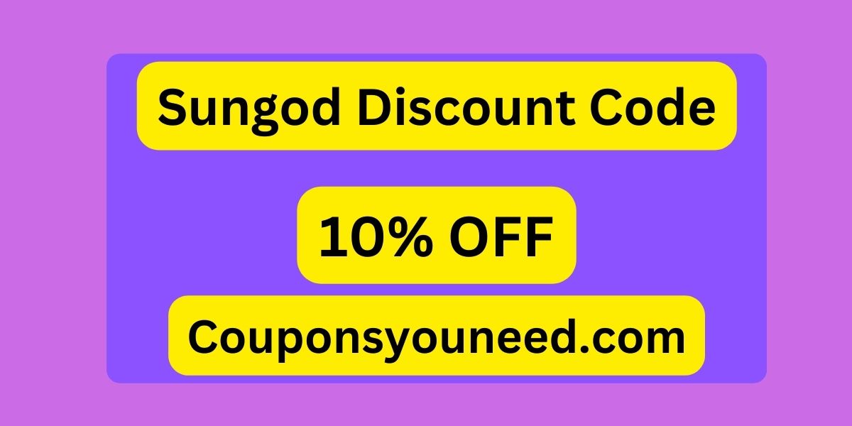 10 Off Sungod Discount Code OCT' 2024 (Free Shipping)