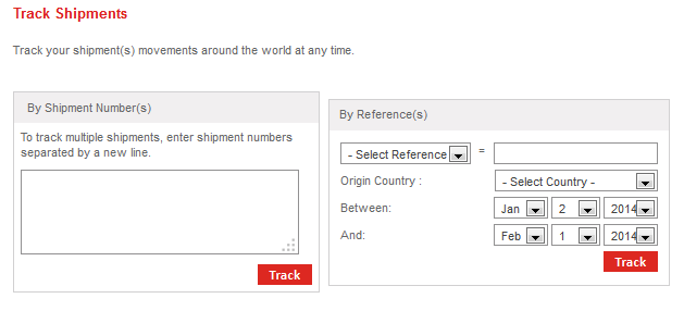 Aramex Courier Tracking Process, Tracking Number Courier Locations.in