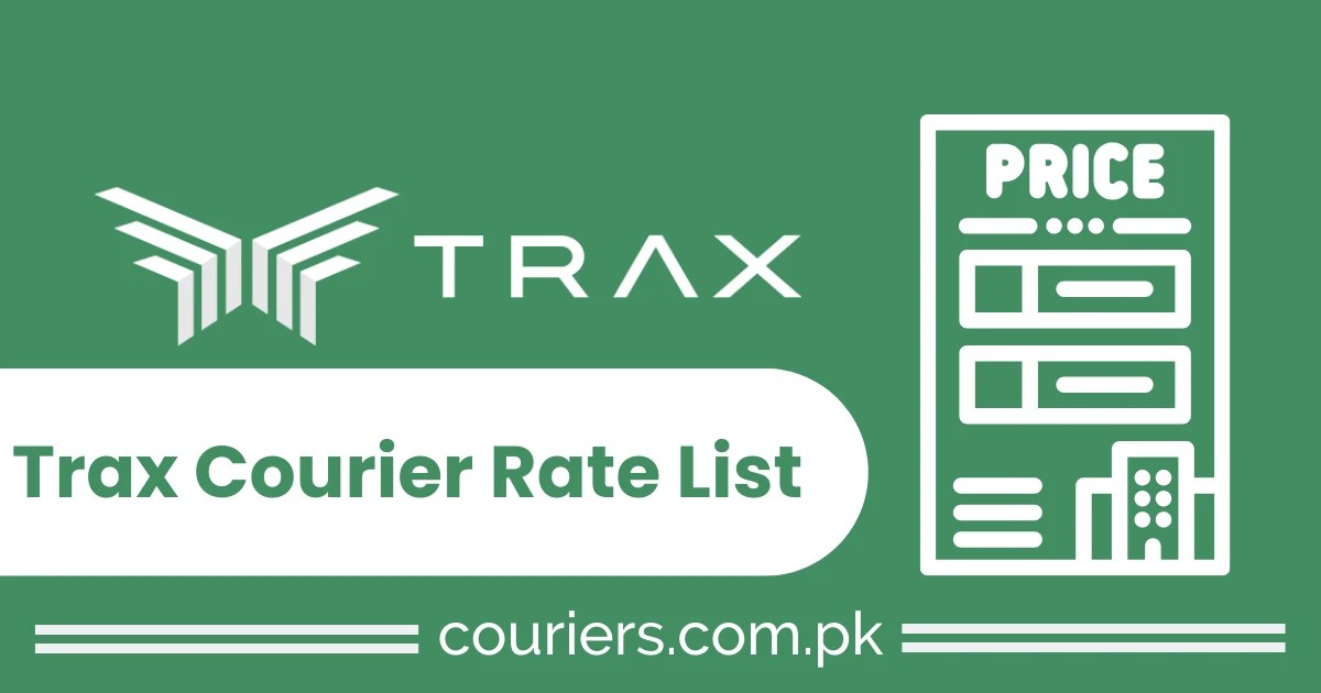 Trax Courier Rates List Couriers PK