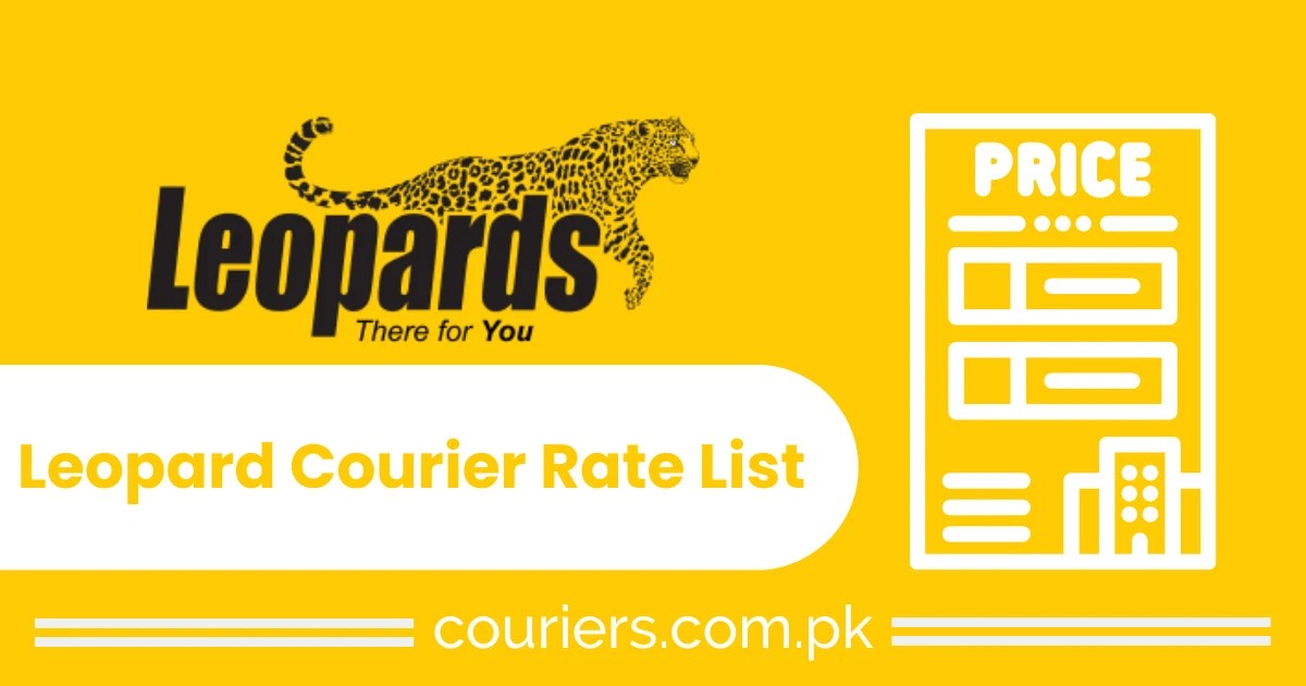 Leopard Courier Rates List Couriers PK