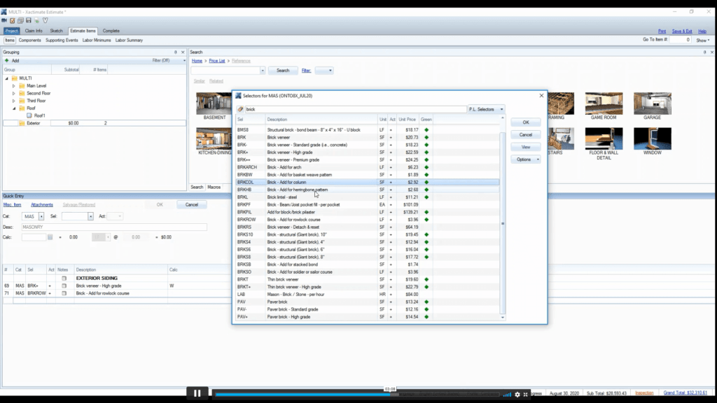 Training Uk Xactimate