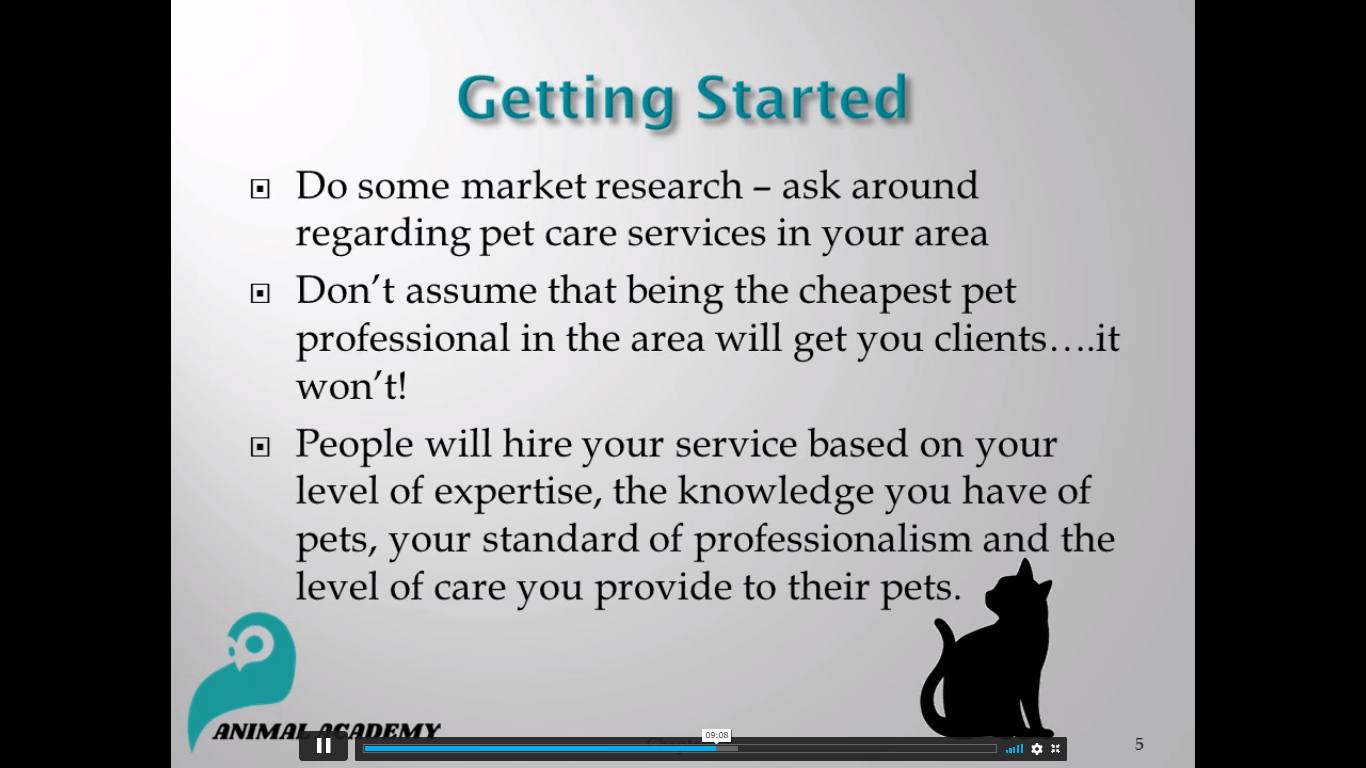 Diploma in Professional Pet Sitting Course Cloud