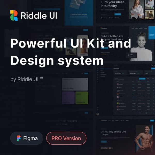 Riddle UI  Design system PRO (v1.0) Course Discount Codes