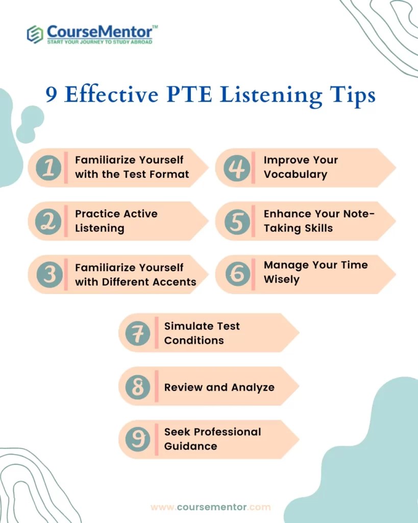 Top 9 PTE Listening Tips to Boost Scores