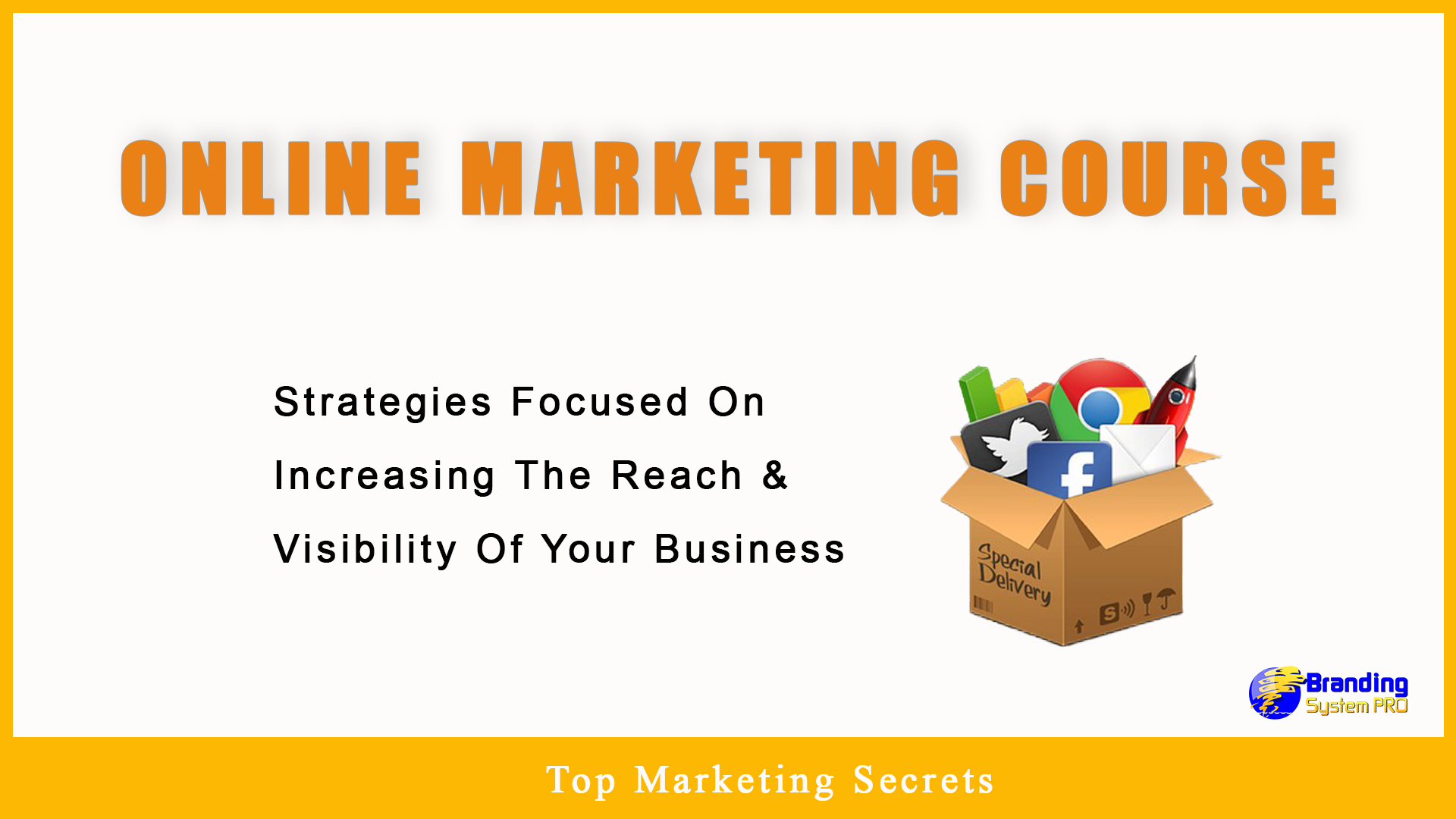 Online Marketing Course Courses Branding System PRO