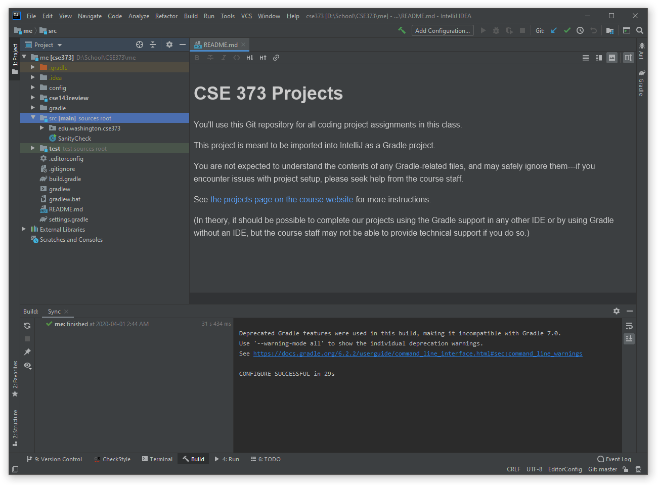 Using IntelliJ CSE 374