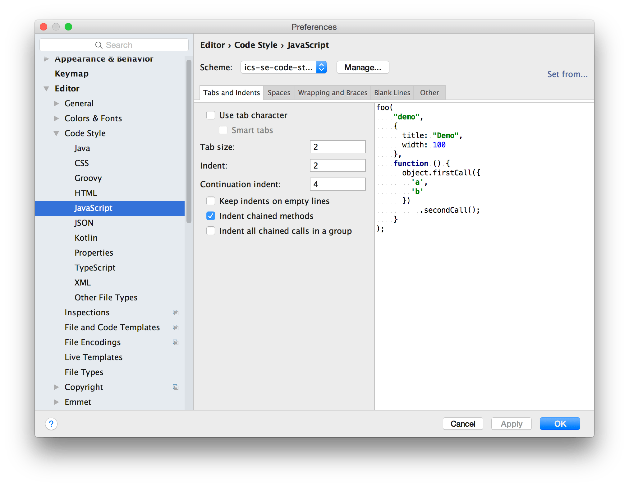 Javascript coding standards ICS 314, Spring 2017