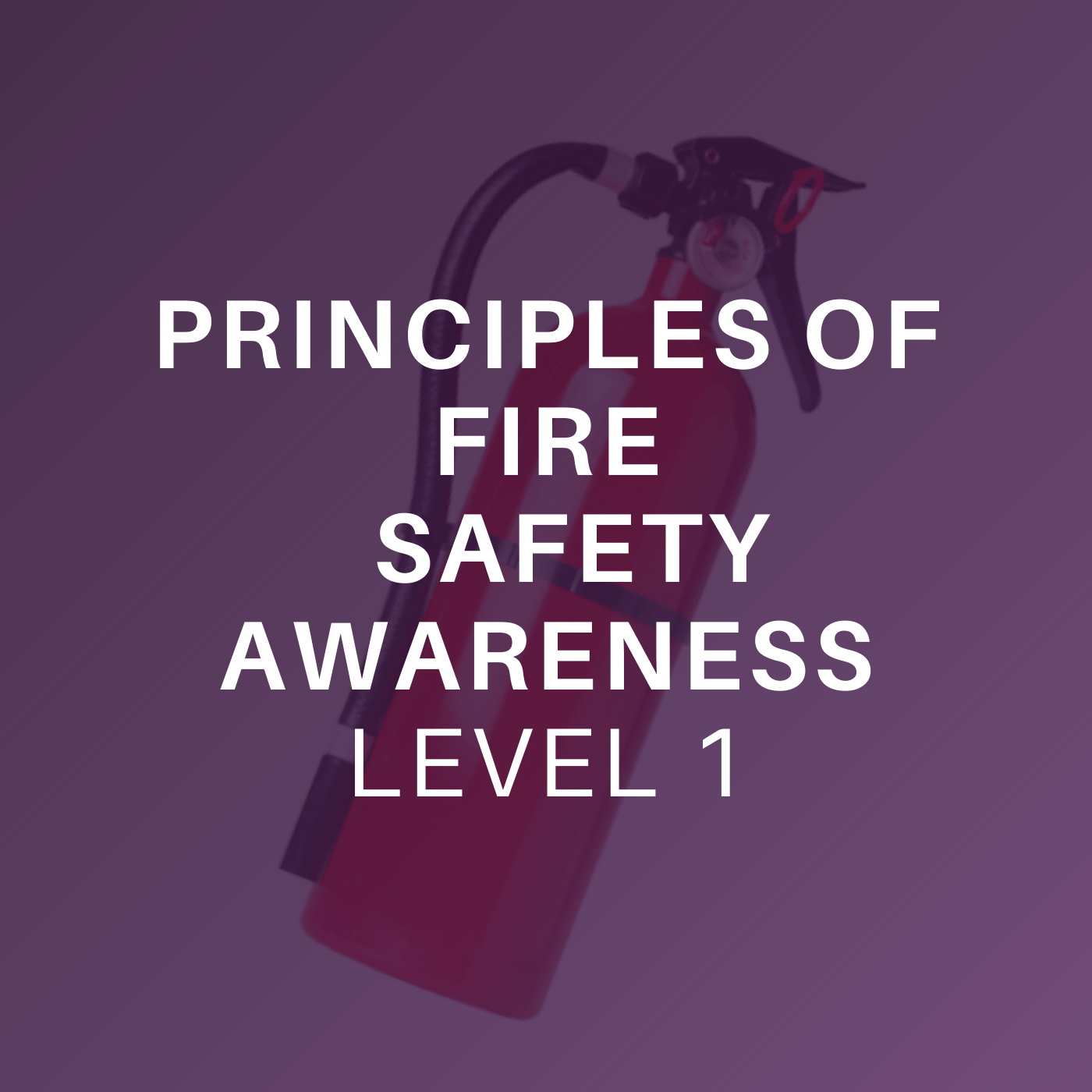 Principles of fire safety awareness course Steadfast Training Courses