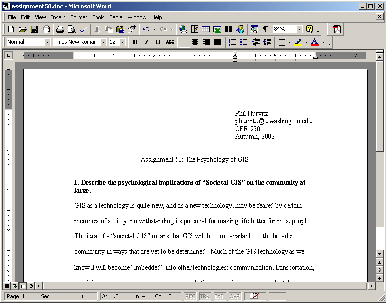 Saving a document in Adobe Acrobat PDF Format using Acrobat Writer