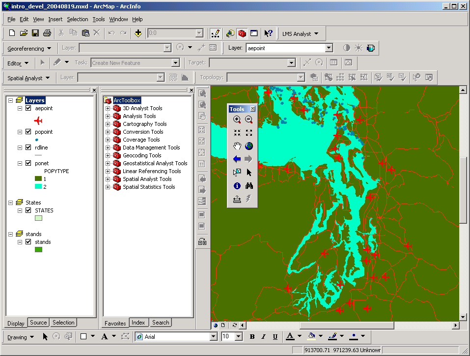The ArcGIS Graphical User Interface (GUI)