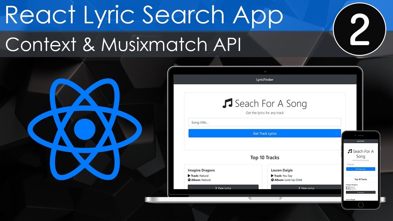 React Lyric Search App (Context API) Courses Free