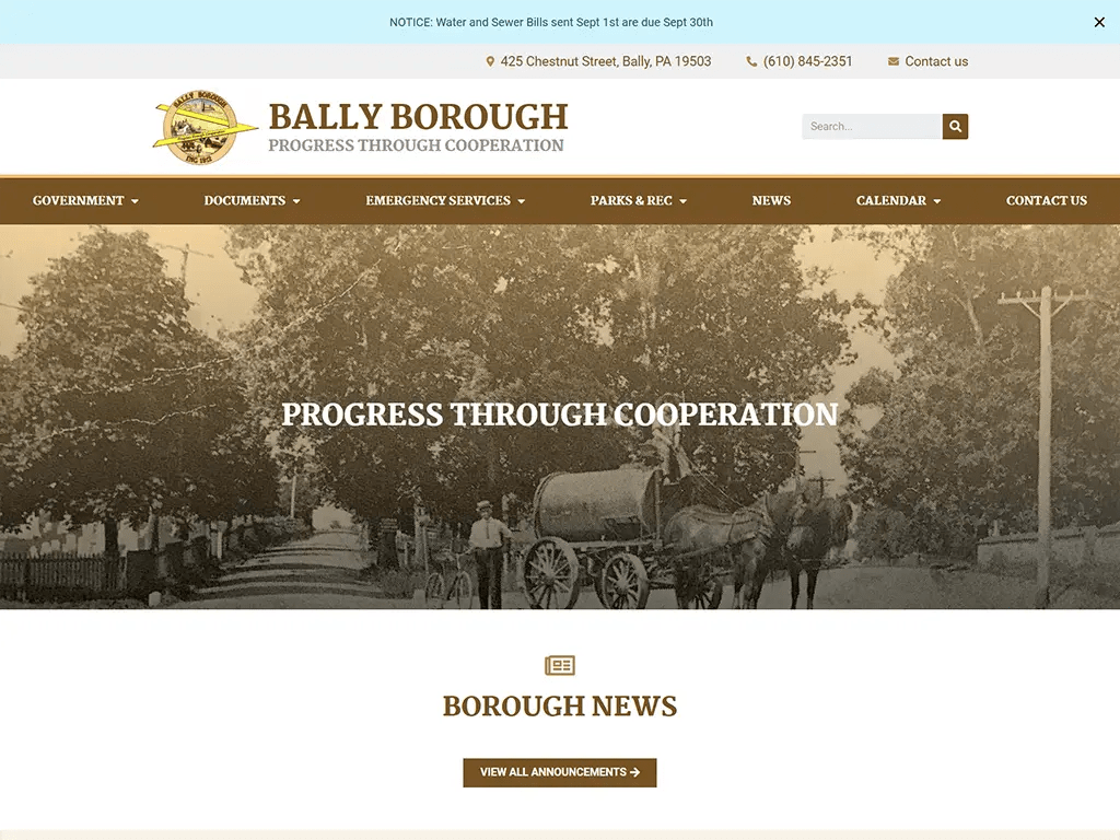 Bally Borough site CourseVector