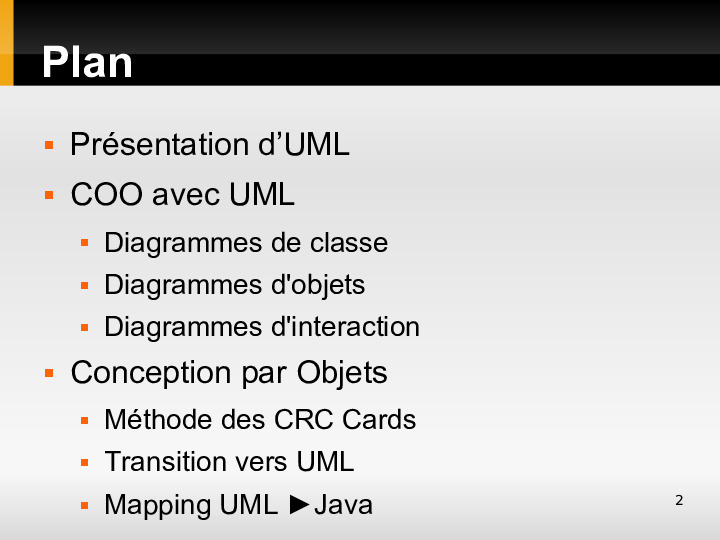 Conception orientée objets avec UML Télécharger cours informatique en PDF
