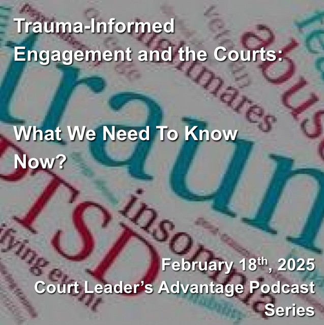 TraumaInformed Engagement and the Courts What We Do Need to Know Now