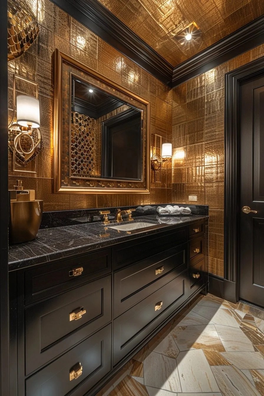 29 Luxurious Gold Bathroom Decor Ideas For A Glamorous Touch
