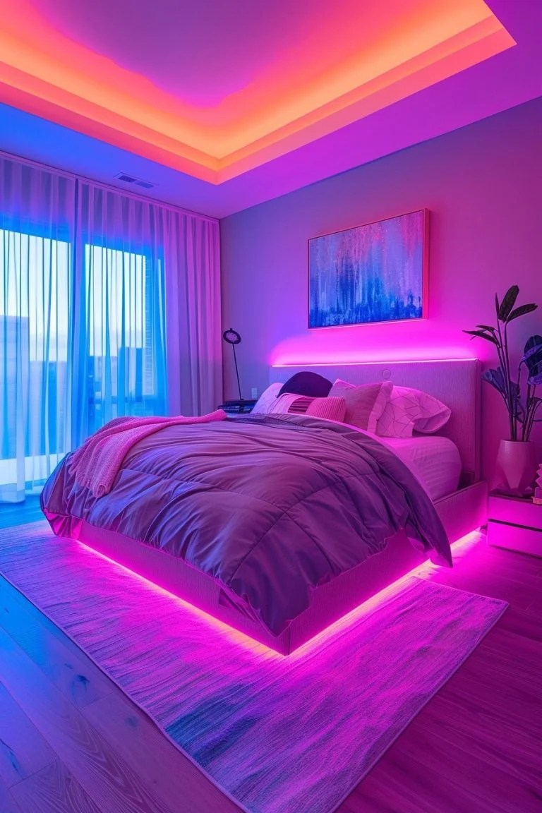 29 Illuminating LED Lighting Bedroom Ideas To Brighten Your Space