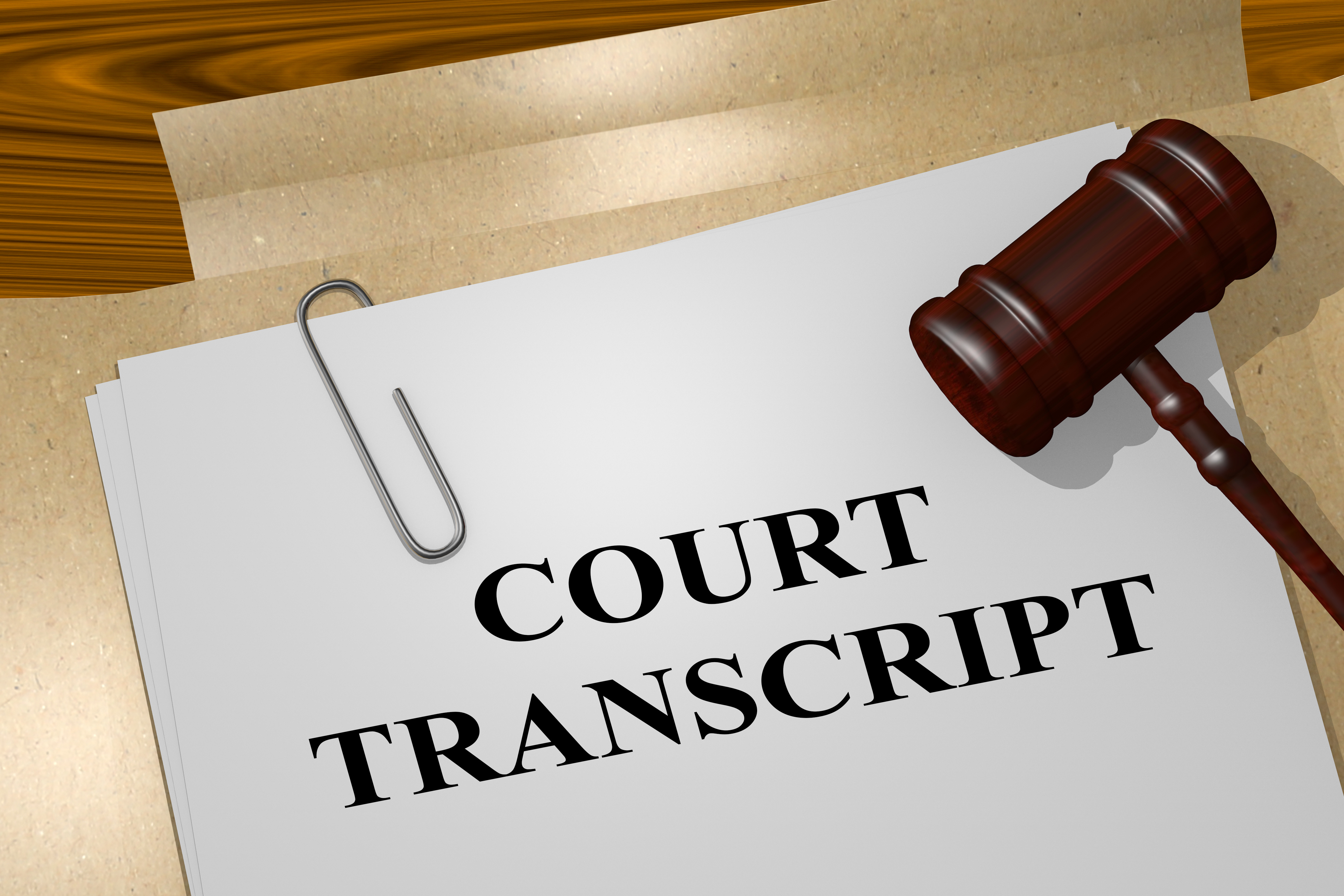 COURT TRANSCRIPT concept CourtScribes, Inc. Court Reporting