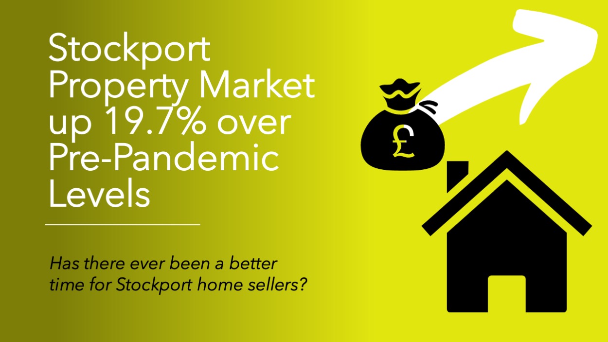STOCKPORT PROPERTY MARKET IMPROVED BY 19.7 OVER PREPANDEMIC LEVELS