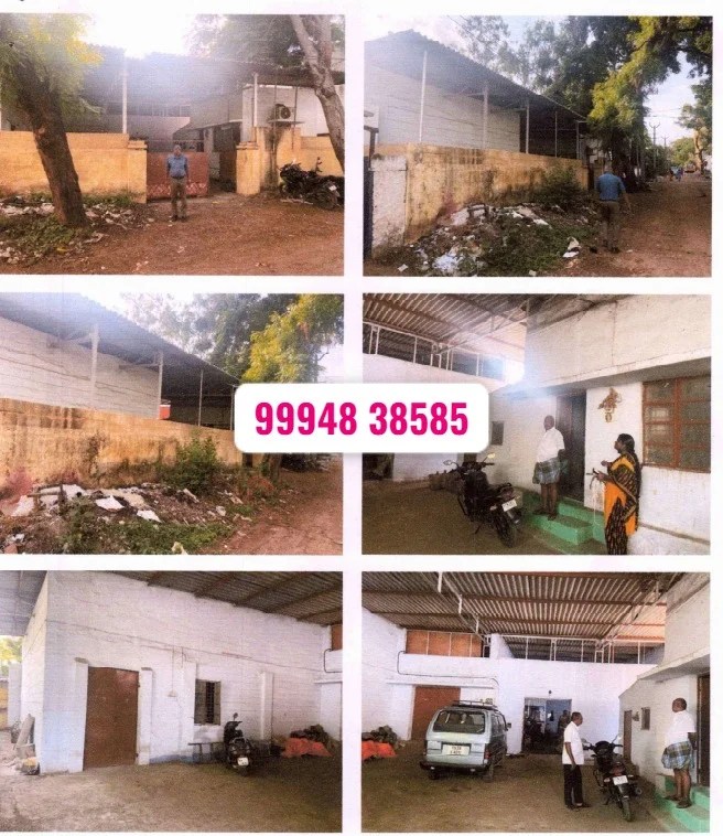 10 Cents 210 Sq.Ft Land with Industrial Building Sale in Vadavalli