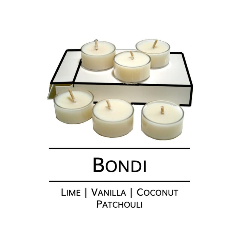 Bondi Fragrance Tea Light Candles Cove Collection